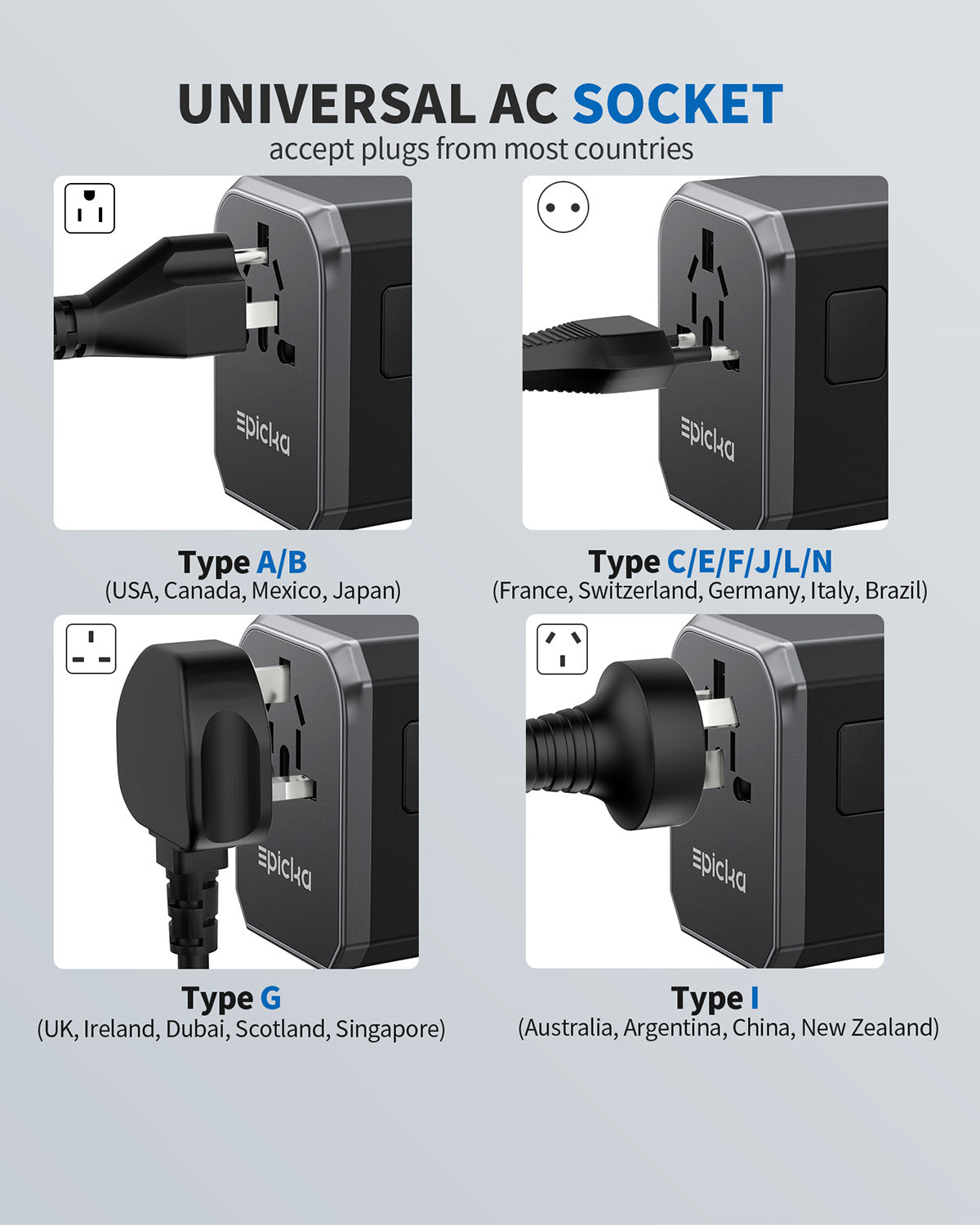 TA-105 Universal Travel Adapter