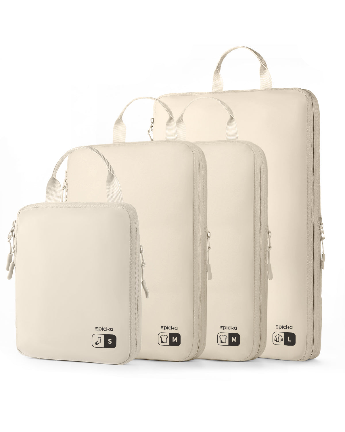 Ultra-Lightweight Compression Packing Cubes - 4 Set